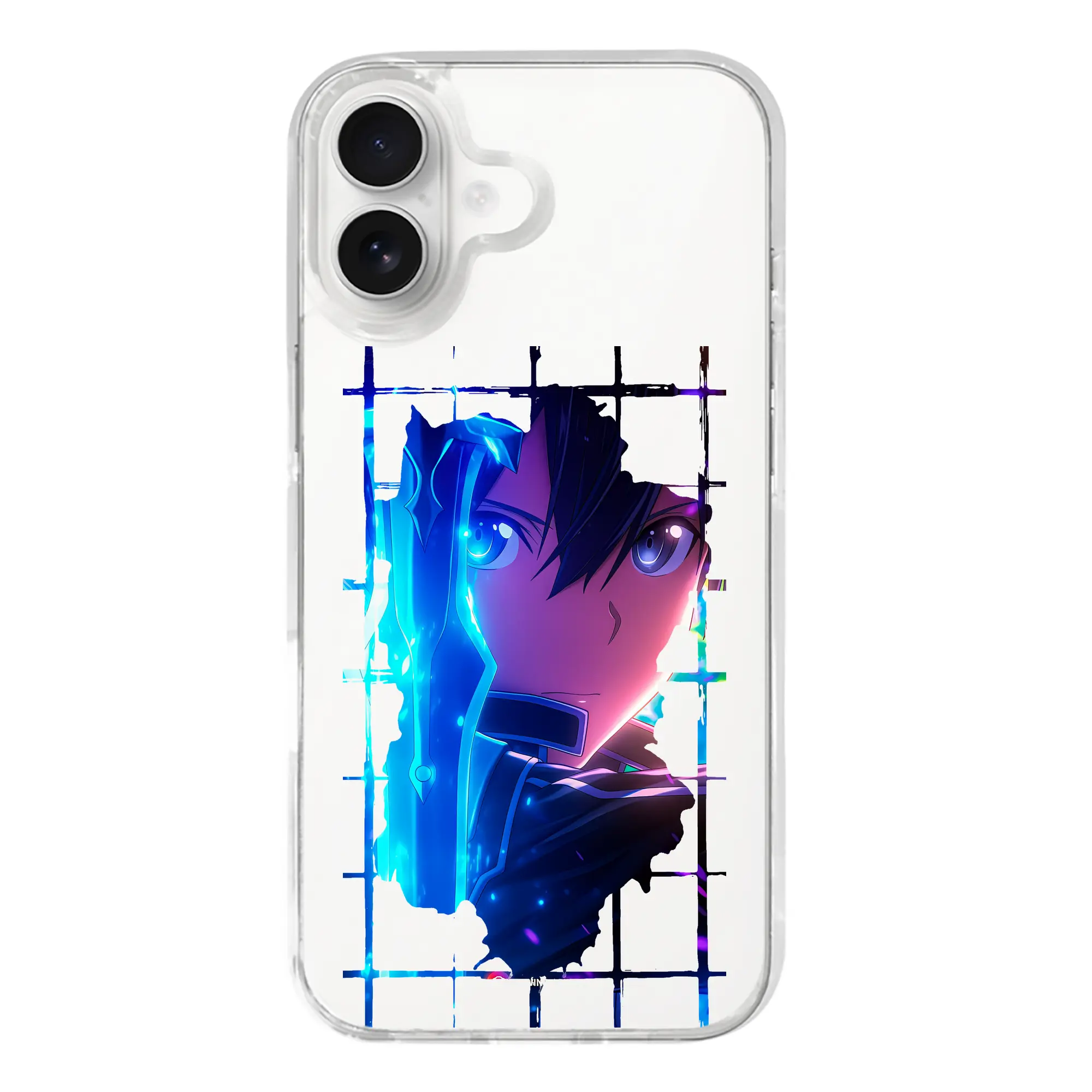 ソードアートオンライン グッズ キリト - iPhone 17シリーズ 透明スマホケース – 薄型・耐衝撃・精密フィット保護カバー